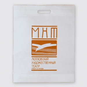 Пакет из спанбонда с логотипом